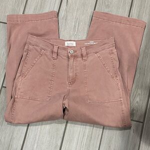 Madewell Soho High-Rise Wide-Leg Jeans in Dusty Rose